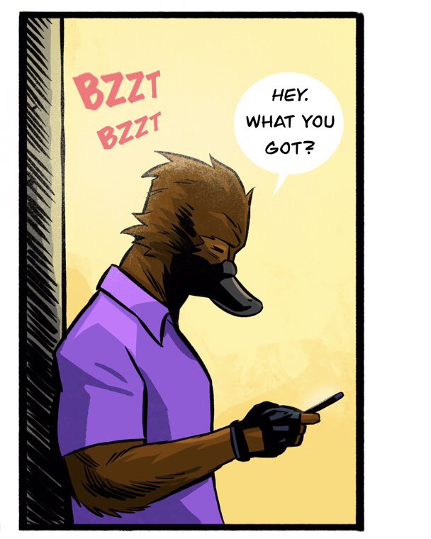 Finished the extra page I added to the end. Here's the only non spoilery panel.
2 days left to back Bill the Platypus on Kickstarter!
Link in profile.