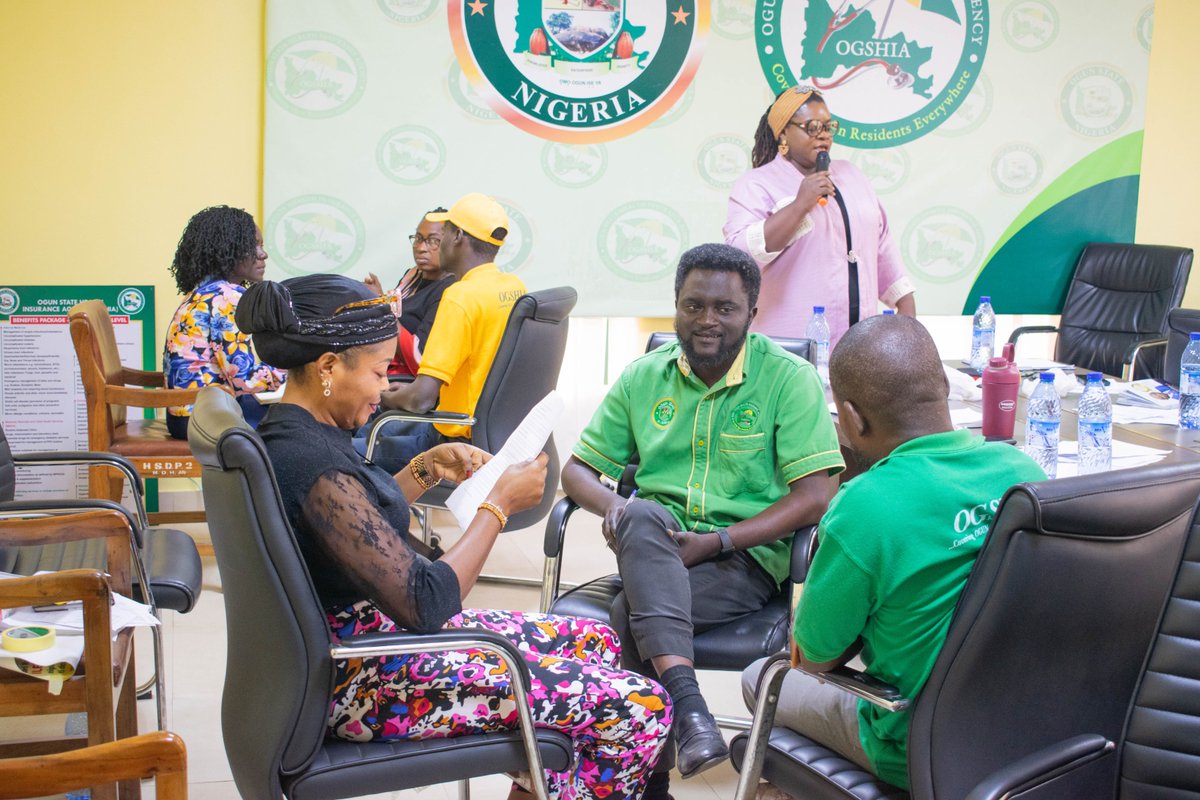 ogshia's tweet photo. Last week we had a 2-days Step-down leadership training Program for the staff of OGSHIA, on a quest to increase staff productivity and to have a personal breakthrough. #Ogshia #insurance #healthinsurance #healthmatters #training #ogunstate #Nigeria @OGSG_Official @dr_tomicoker @WHO @foleyz @Odunomoadekola @ogunupdate