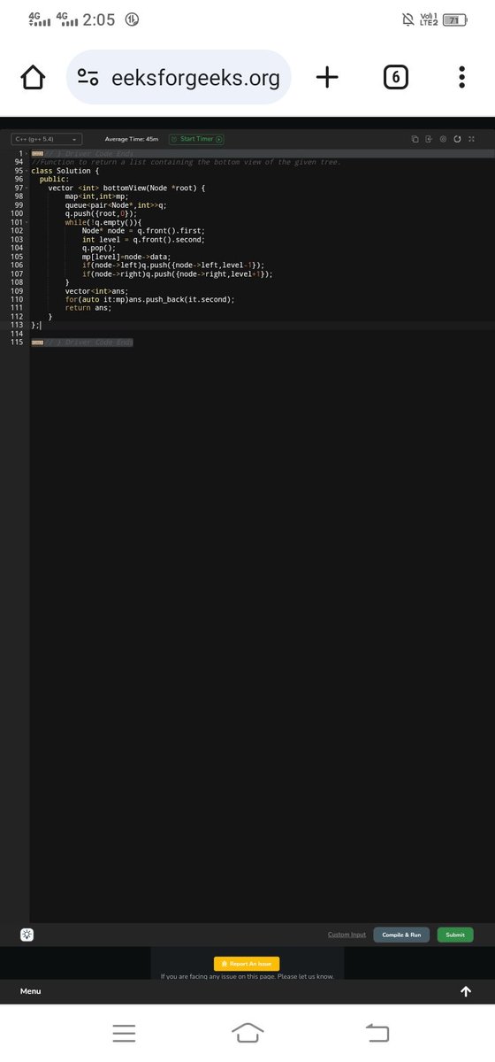 ZikraKh11327737's tweet image. Day 13: 
@geeksforgeeks  
Successfully Solved POTD #gfg #geekstreak2024
#GeekStreakChallenge
#CodeEveryday #30DayCoding #Challenge