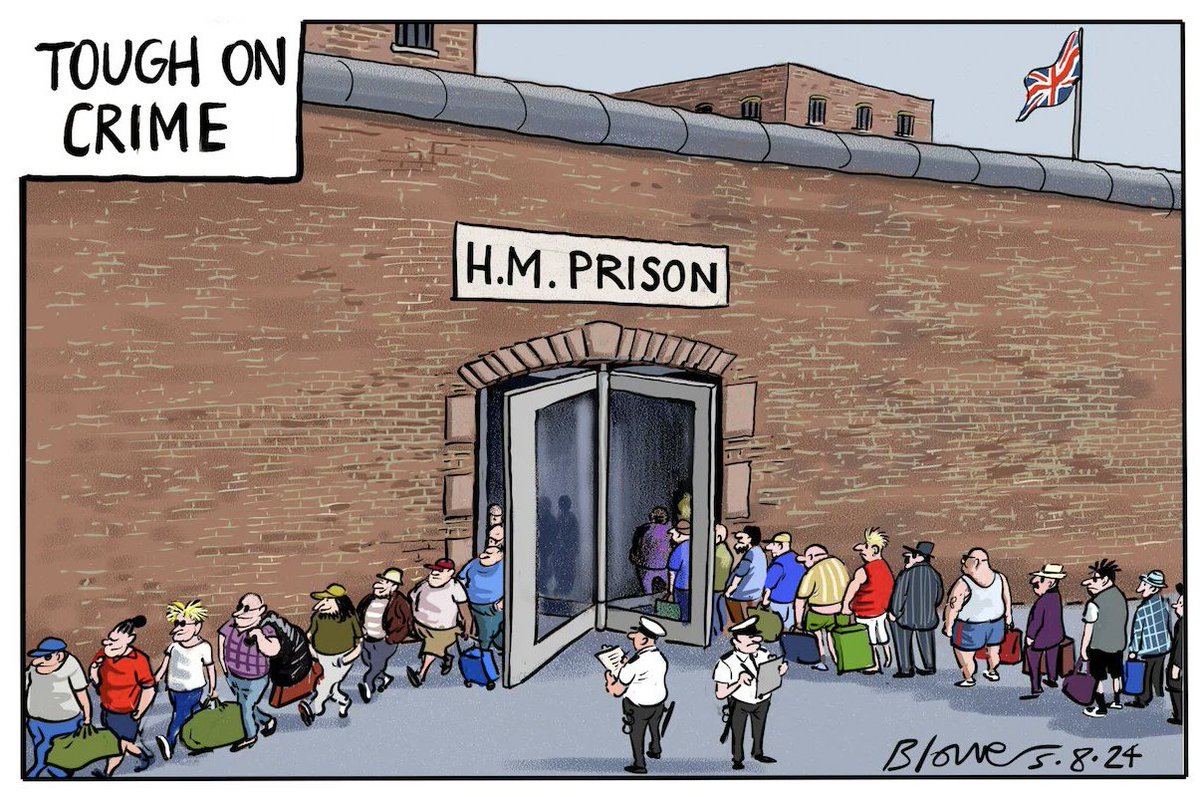 Cartoon4sale's tweet image. Patrick Blower on #Crime #Prison #PrisonRelease – political cartoon gallery in London original-political-cartoon.com