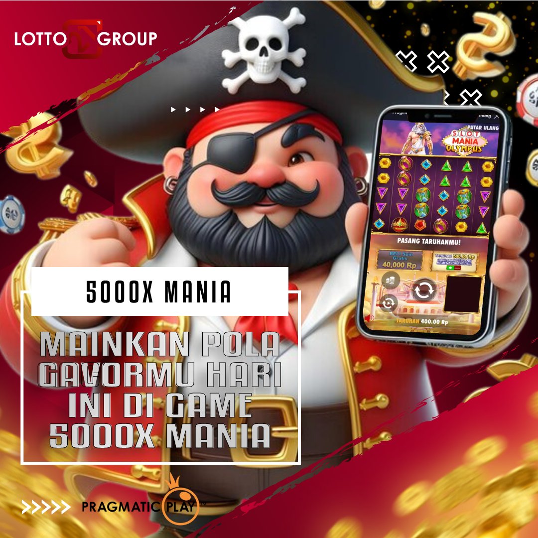 lotto21Group_'s tweet image. **5000X Mania: Game Populer yang Wajib Dicoba!**
Nikmati keseruan tanpa hambatan dalam game yang sedang tren ini. Segera gabung dan rasakan sensasinya bersama player lainnya. 

#5000XMania #GamePopuler #SeruBanget #JoinSekarang #GamingCommunity #GameLover #MainYuk