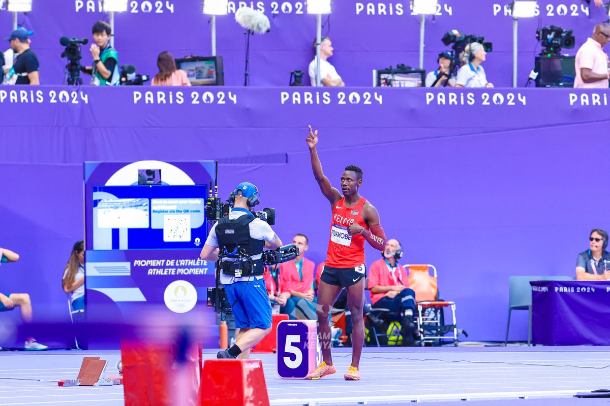 48.58🇰🇪
That was a close one🙌🏾

Wiseman Were finishes 5th in the 400M Hurdles💯

He has qualified for the Semi-finals
Congratulations Wiseman🤩

#TeamKenya
#HesabikaNaMabingwa