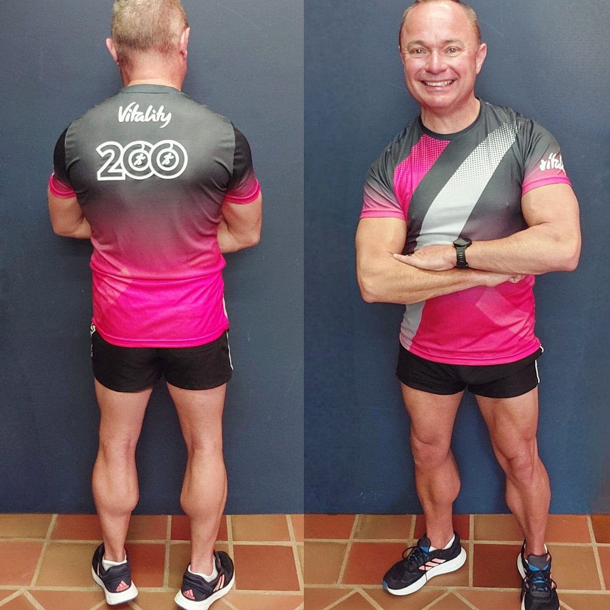 FACT: Runners will do just about anything to get their hands on a T-shirt. I got this one for completing my weekly Discovery Vitality fitness goal 200 weeks in a row. <a href="/dineshgovender/">Dinesh Govender</a> #discoveryvitality