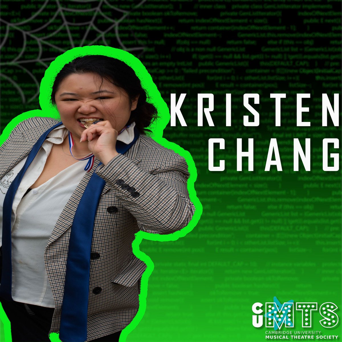 CAST INTRO

Kristen has spent her life on Broadway (walking up and down the street, hoping to be discovered).

Come see her put her MBA degree from @cambridgejbs to use and play a successful businessman - tinyurl.com/ctrlaltdeceit

#edfringe #UnleashYourFringe #EdinburghFringe