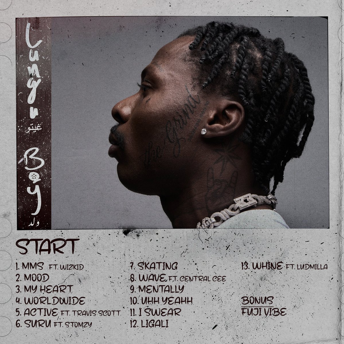thevibxzspot's tweet image. Asake previews new Album “Lungu Boy” featuring Travis Scott, Wizkid, LUDMILLA, Stormzy and Central Cee