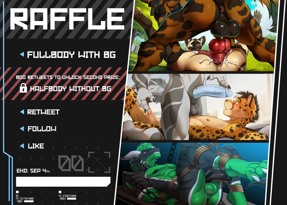▝ ART RAFFLE ▝
Thank you all for 5000 followers!

█ PRIZE
▢ Fullbody+BG
▢🔒Halfbody [800 retweets to unlock]

█ RULES
▹ Retweet
▹ Follow
▹ Like

END: September 4th