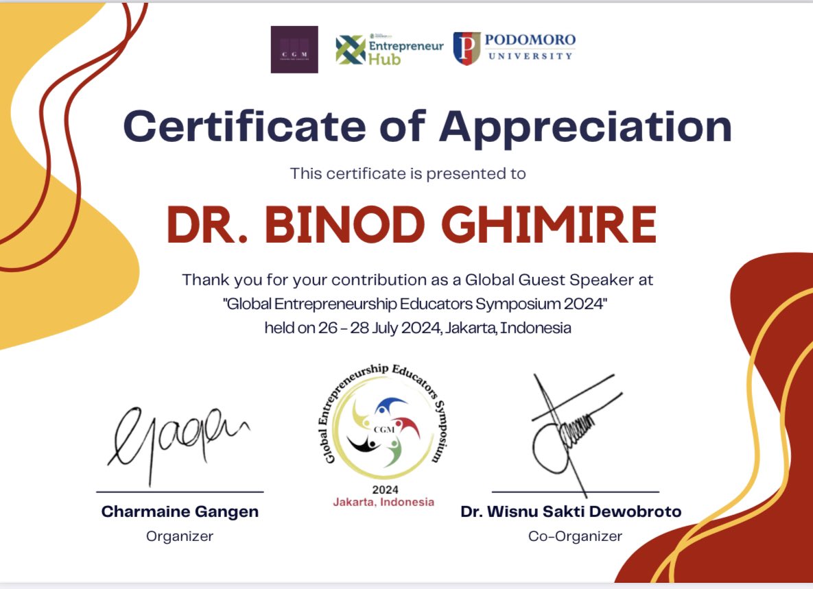 Happy to share my role as a Global Guest Speaker at this event!