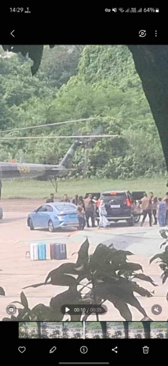 #Bangladesh's tinpot dictator #SheikhHasina, after killing nearly a thousand young men and women, many of them students, has reportedly resigned amid a massive human wave that has seized and surrounded Dhaka. She was seen being rescued by a military helicopter.