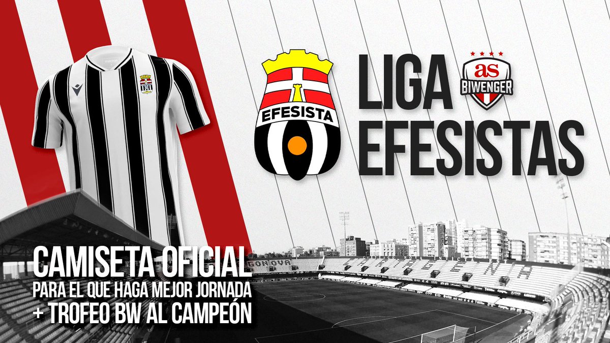 ⚽🎮 ¡Una temporada más aquí está la liga fantasy más albinegra! <a href="/biwenger/">Biwenger Fantasy 🏆</a>

◼️◻️ Podéis ganar una camiseta oficial del <a href="/FCCartagena_efs/">FC Cartagena</a>.

¿Serás capaz de alzarte con el título de campeón?

Os podéis unir en el siguiente link:

🔗 biwenger.as.com/go/efesistas