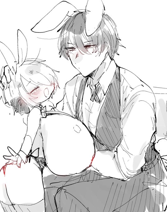 サボりバニー×2 