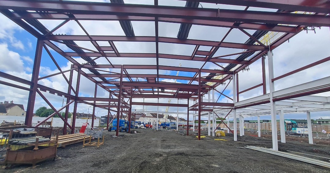 Doig+Smith (@doigandsmith) on Twitter photo Orbiston Community Hub progressing at pace, with the steel frame now complete.
#communityhub #build #innovation #change #construction #education
<a href="/nlancouncil/">North Lanarkshire Council</a>
<a href="/hubsouthwest/">HUB Southwest</a>
<a href="/morgansindallc/">Morgan Sindall Construction</a>
#Dalcon
#Hescott
<a href="/Procladd_Scot/">Procladd (Scotland)</a> Orbiston Community Hub progressing at pace, with the steel frame now complete.
#communityhub #build #innovation #change #construction #education
<a href="/nlancouncil/">North Lanarkshire Council</a>
<a href="/hubsouthwest/">HUB Southwest</a>
<a href="/morgansindallc/">Morgan Sindall Construction</a>
#Dalcon
#Hescott
<a href="/Procladd_Scot/">Procladd (Scotland)</a>