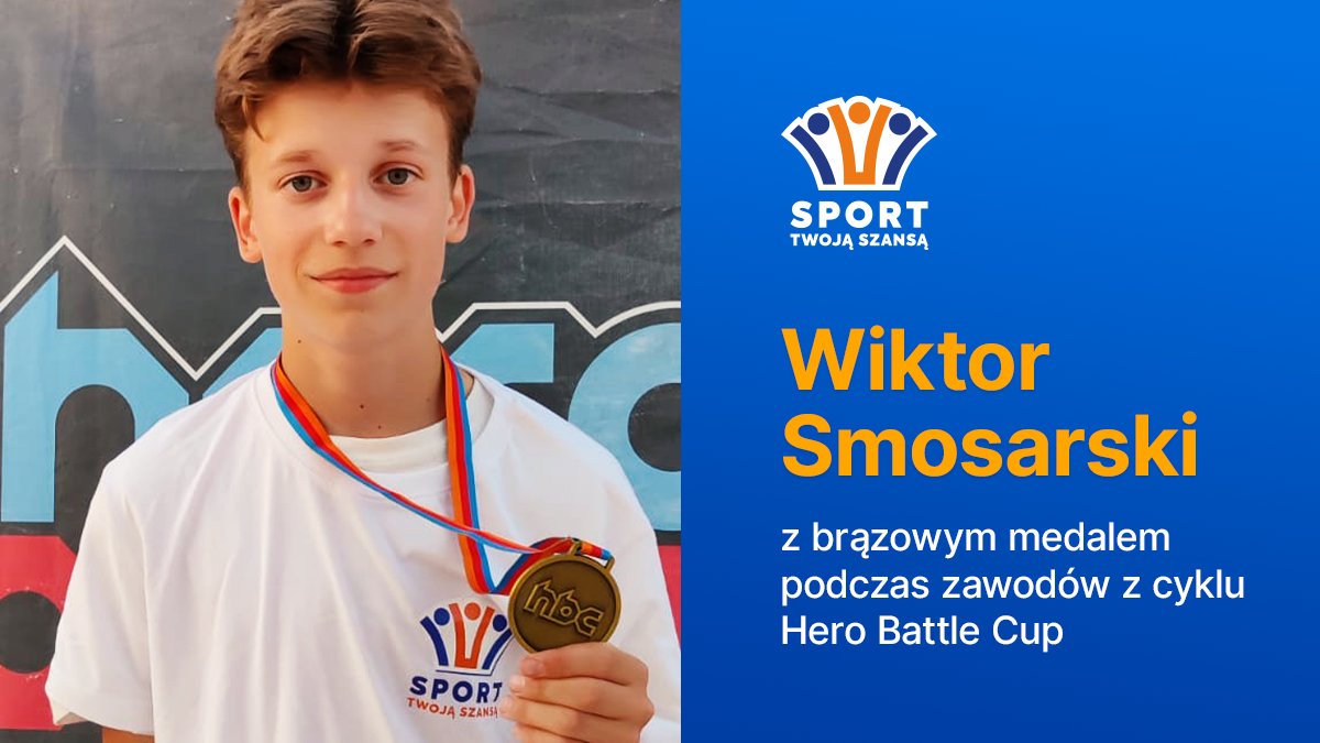 W lipcu, w Senigalli we Włoszech odbyły się kolejne zawody z cyklu Hero Battle Cup. Wzięło w nich udział ponad 190 zawodników z całego świata 🌎 Nasz podopieczny Wiktor Smosarski reprezentował Polskę w kategorii Classic, w której wywalczył brązowy medal 🥉

Gratulujemy! 🤩