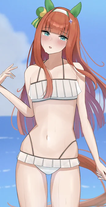 スズカと海行きたいね... #ウマ娘 #サイレンススズカ