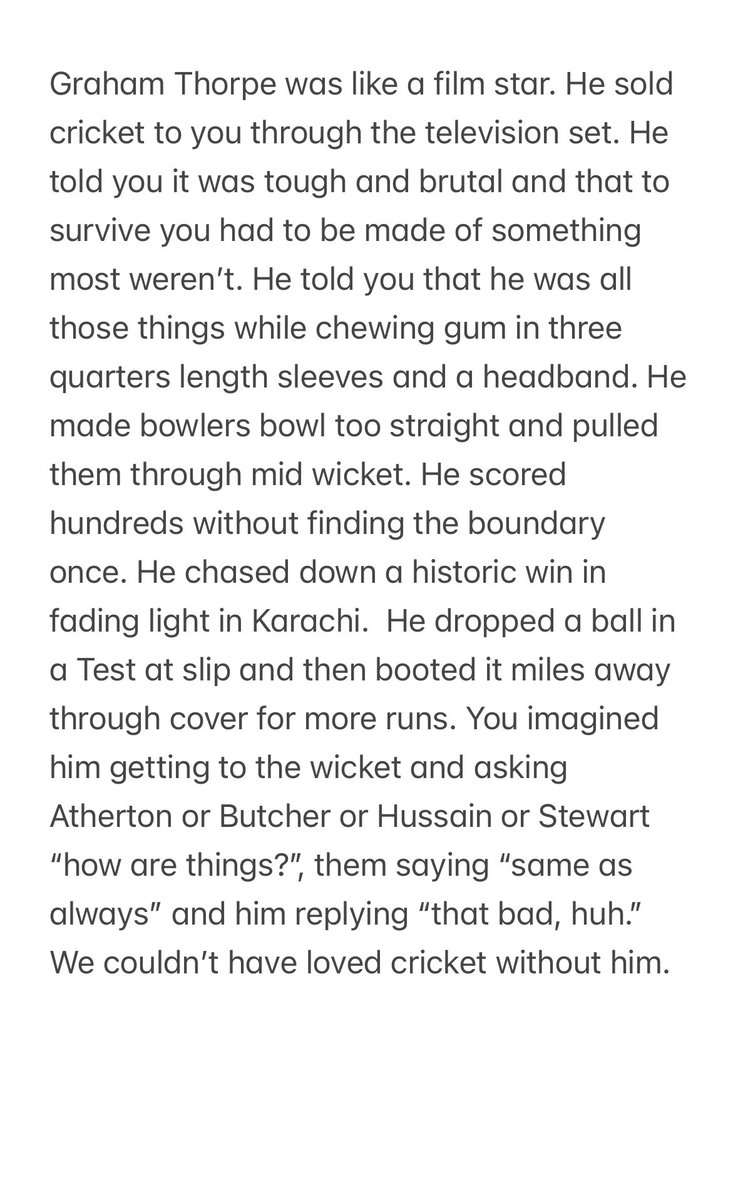 Graham Thorpe. A real hero 💔