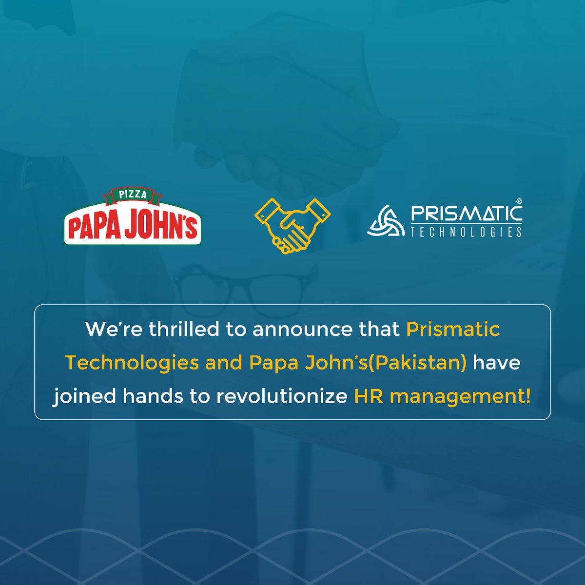 prismatictechn's tweet photo. 🎉 Big News! 🎉@PapaJohn's (Pakistan) has chosen Prismatic Technologies' HRMS software to revolutionize their HR management!

For more information 💡

📞 +92 (307) 8881432
🌐 https://t.co/kBUrZm7J1y

#Innovation #HRRevolution #Partnership #PrismaticTechnologies #PapaJohnsPakistan https://t.co/8xtLB0iriS