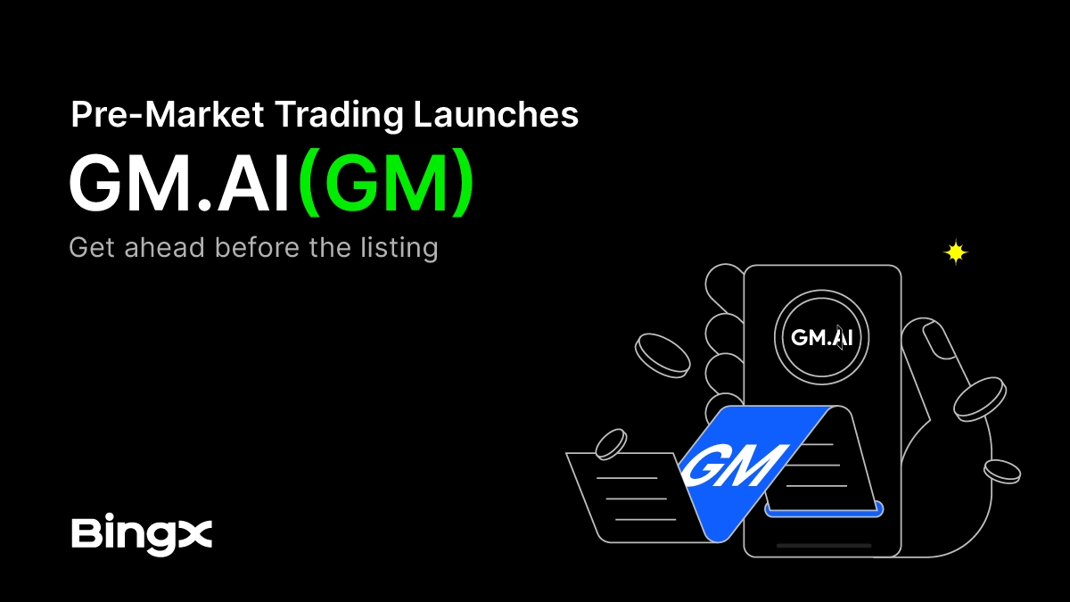 🚀 $GM <a href="/gm_dot_ai/">gm.ai</a> pre-market trading is now LIVE on #BingX.
🏦 Trade $GM before the spot market opens!

Go Trade 👉  bingx.com/spot/pre-marke…

💰 5 winners! 20 USDT #Giveaway each!
✅ To enter: RT and tag 3 friends.