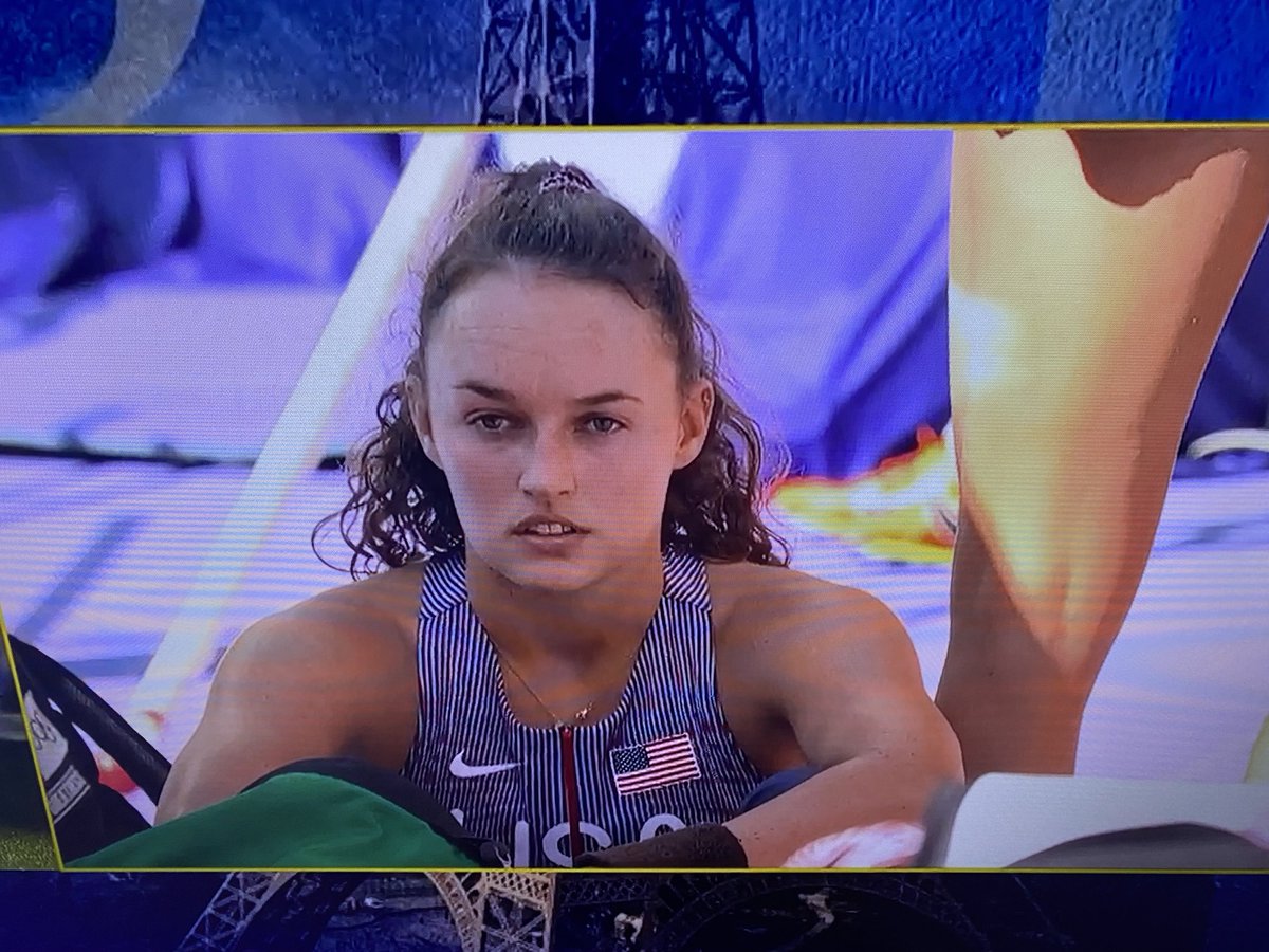 BobSegave's tweet photo. Dialed in with @TeamUSA @NBCOlympics #ALLINforBRYNN @RobertsWesleyan @RobertsRedhawks @redhawks_XC_TF Let’s go Brynn King! https://t.co/lDAhzZgeDw