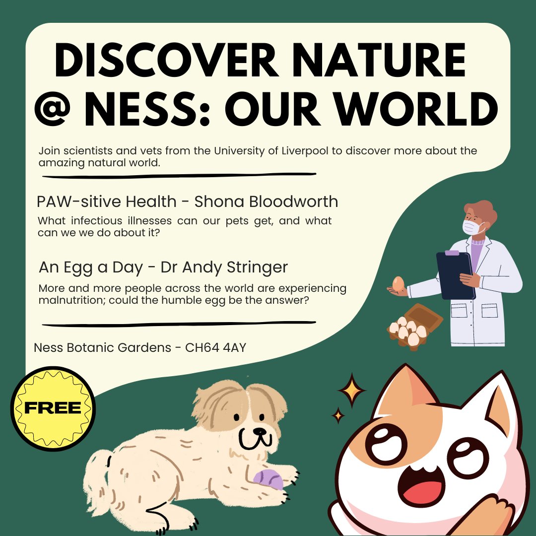 Our first talks of the series is tomorrow! You can still secure tickets for free at tinyurl.com/4xj4zf8h

We're at <a href="/Ness_Gardens/">Ness Botanic Gardens</a> every Tues this August, so check out our other talks too😌