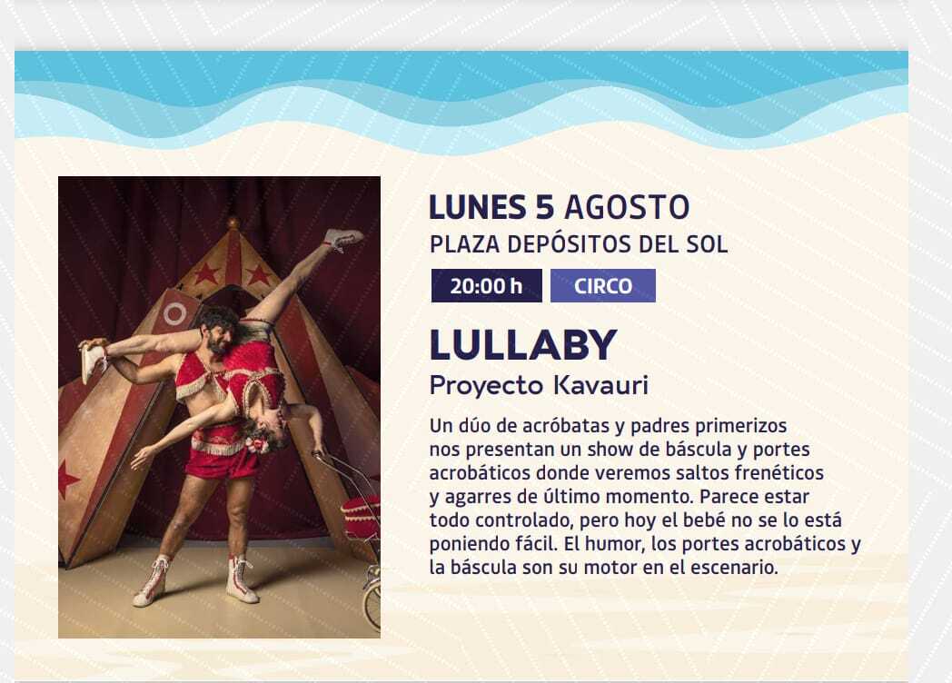 cij_albacete's tweet image. ACTUACIÓN: LULLABY
🤸Este acrobático dúo, nos presentará esta noche un espectáculo lleno de humor y emoción, interesante propuesta que no dejará a nadie indiferente🤸‍♀️
📍Plaza Depósitos del Sol .
🎶 Esta noche: 5 de agosto a las 20h.

#albacete #acrobacias #veranocultural #evento
