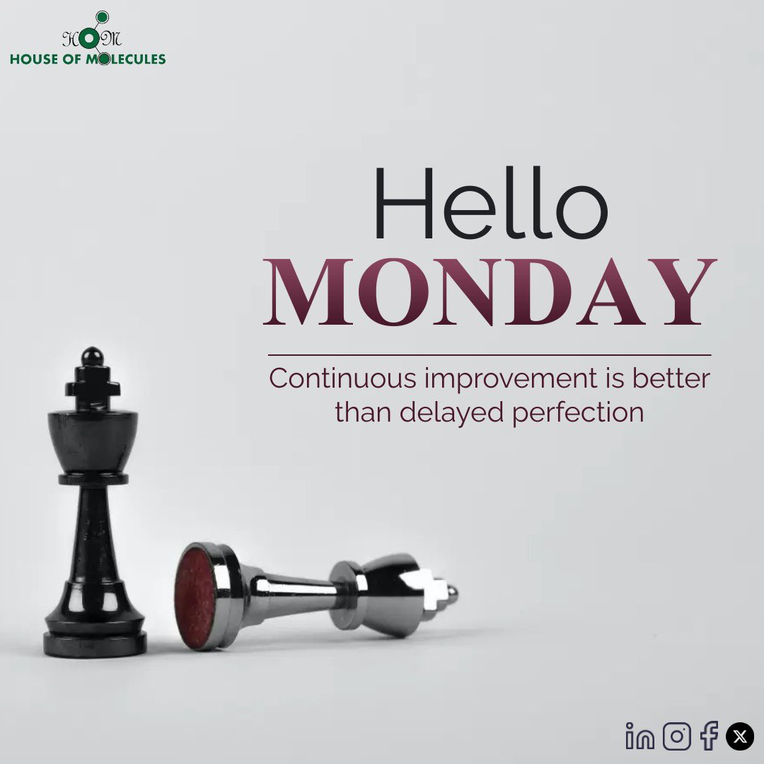 Houseofmolecule's tweet photo. Happy Monday! 

At House of Molecule, we believe that every great accomplishment starts with the decision to try. Let's make this week amazing! 💪

 #MotivationalMonday #OlympicGames #Paris2024 #GOLD #NewWeekNewGoals #Inspiration https://t.co/6Bh2U3m3ZD