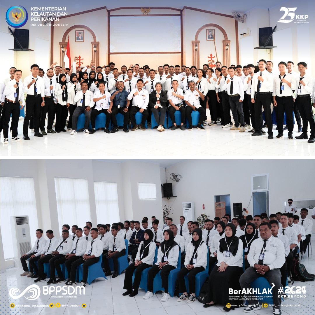 bppsdm_bp3ambon's tweet photo. CFI-ICP melalui GEF bekerja sama dengan Poltek KP Maluku dan BPPP Ambon mengadakan Fasilitasi Sertifikasi Dasar BST bagi 55 nelayan/anak nelayan dari Kab. SBT, Provinsi Maluku.
#2024KKPBeyond
#EkonomiBiru
#MenteriKKP
#BPPSDMINFINITY
#SDMUnggul
#BasicSafetyTraining
#BP3Ambon https://t.co/TAwiTpUds5