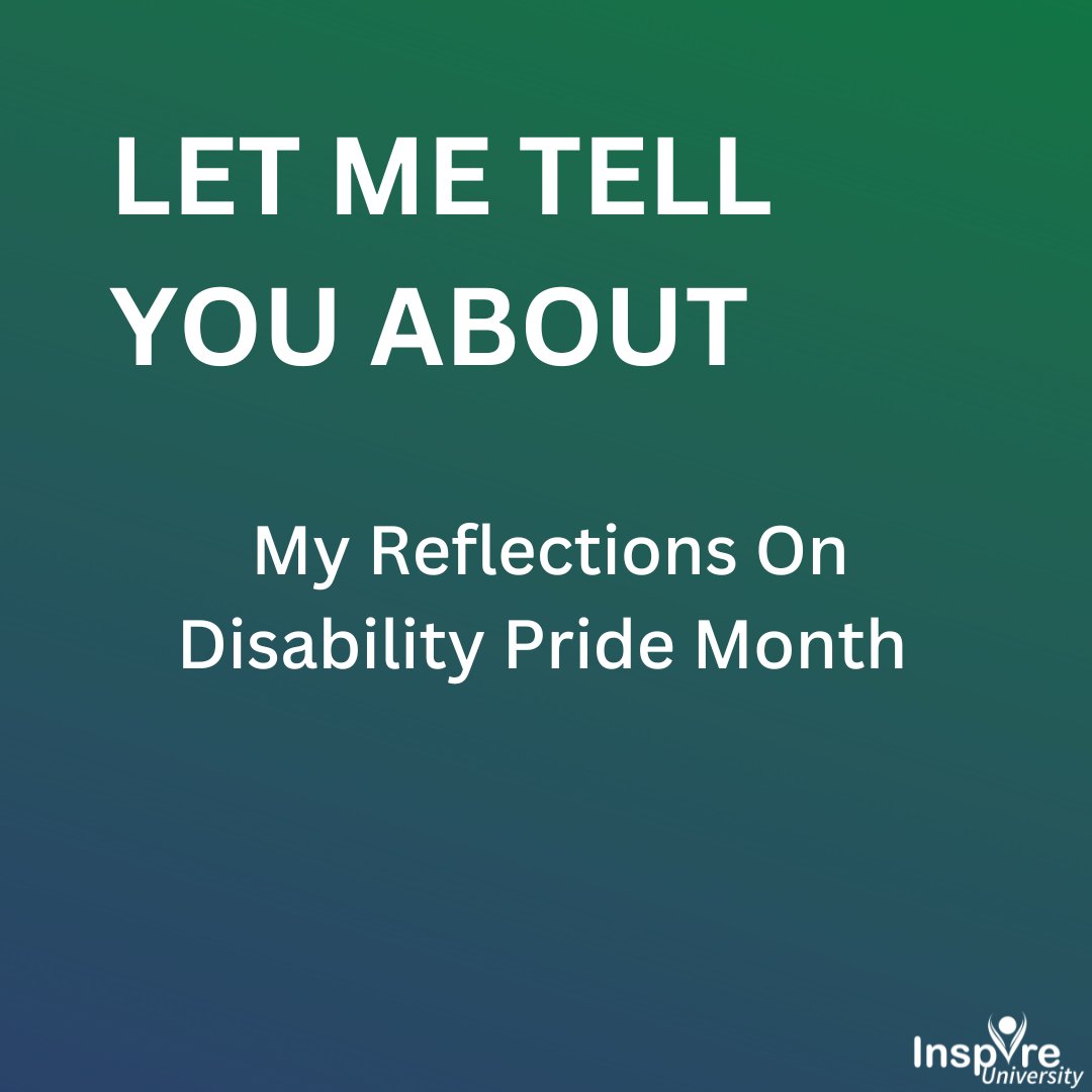 JonathanSlifka's tweet photo. Please visit the blog section of my website https://t.co/rSfvKfC76y for my reflections on Disability Pride Month. #InspireU #DisabilityInclusion #DisabilityAction #DisabilityPrideMonth #InspirationalSpeaker #MotivationalSpeaker https://t.co/wxw281WdjB