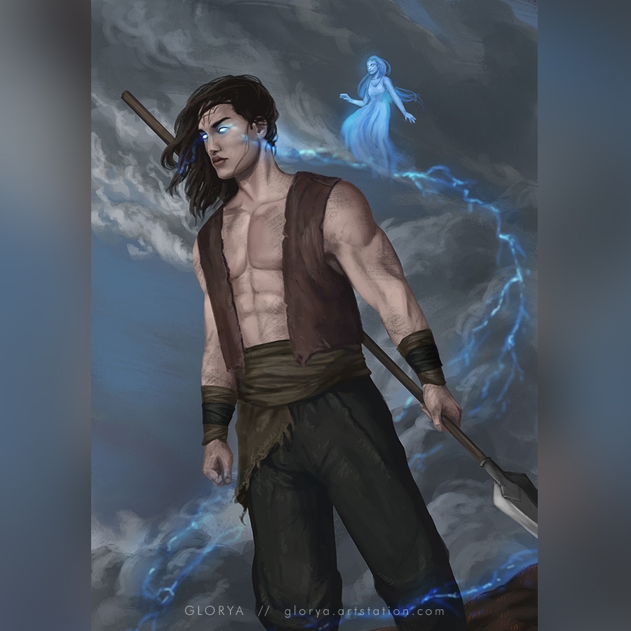 gloryaartist's tweet photo. I painted Kaladin from the Stormlight archives https://t.co/sRRlCPDfcA