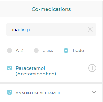 💊You can now search the COVID-19 Drug Interactions comedication list by tradename! Click the Trade radio button and begin typing to see listed drugs💉