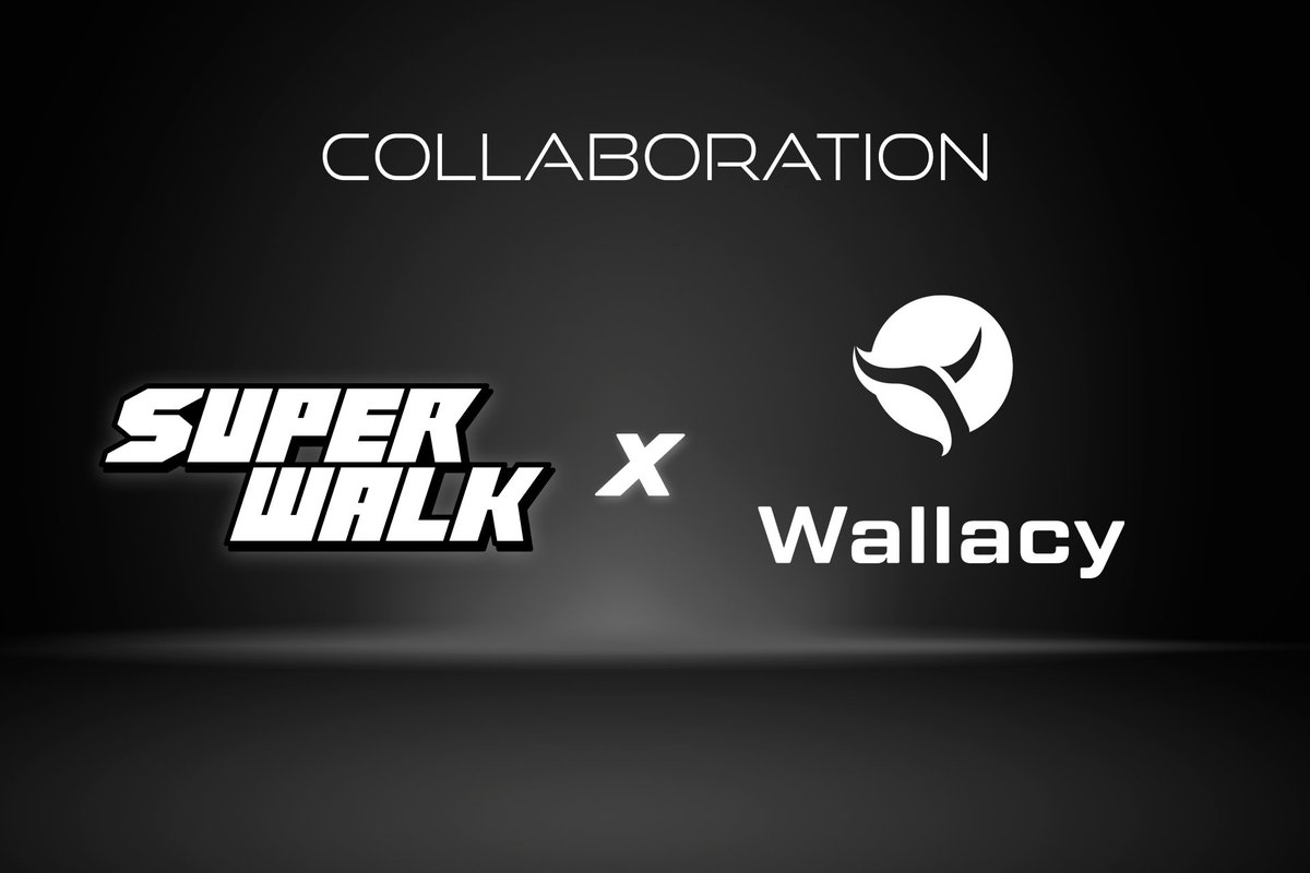 ‼️ Collaboration ANNOUNCEMENT‼️

SuperWalk is thrilled to collab with <a href="/WallacyWallet/">Wallacy Wallet</a>, a blooming multi-chain wallet, offering powerful trading tools, a simplified cross-chain solution, and user-friendly DeFi services to empower your digital asset journey.

To celebrate, we