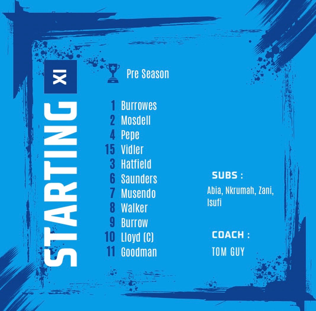 TEAM NEWS | ⚽️

Our first lineup of 24/25 👊