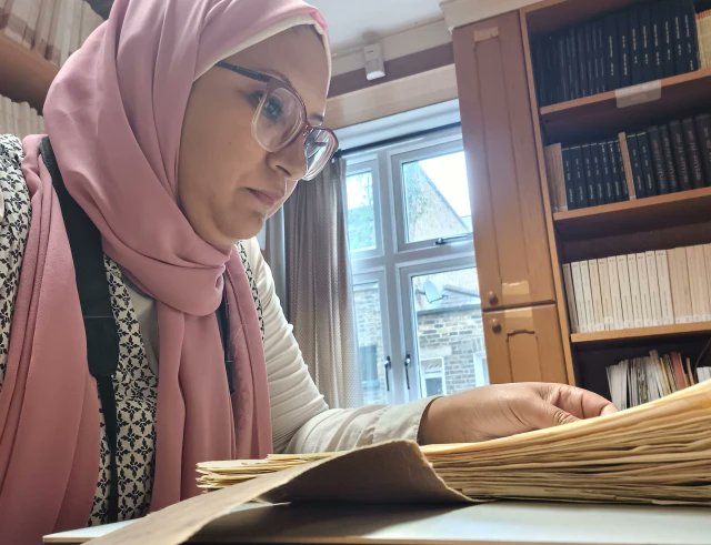 "I was an EES scholar in 2014. I couldn’t believe it had been 10 years already since I came to London for the first time as a MA student, and I was now doing post-doc research." - Reham Zaky

It was a delight welcoming Reham back to <a href="/TheEES/">The Egypt Exploration Society</a> for her research, thanks to <a href="/RARCTrust/">RobertAndersonTrust</a>!
