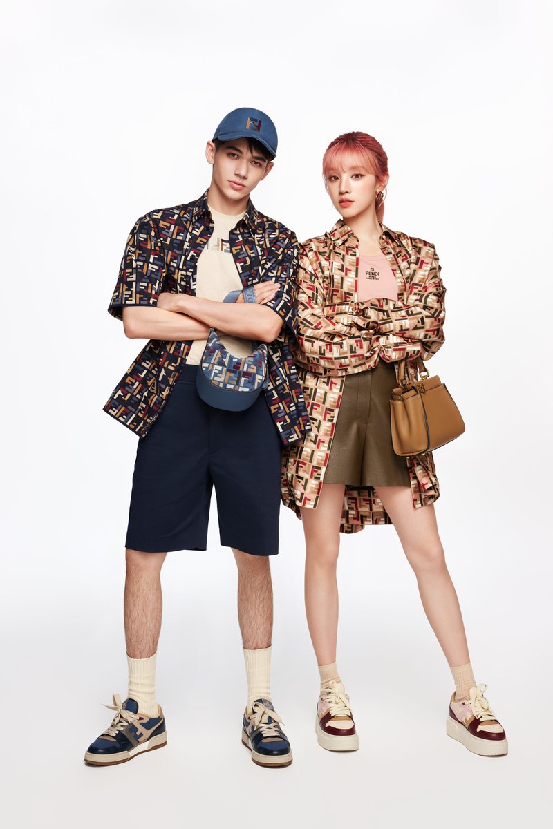 Fendi celebrates Chinese Valentine's Day with #FendiAmbassador Song Yuqi, singer Caelan Moriarty, and a new capsule bursting with joyful colour across ready-to-wear, bags, shoes, and accessories for her and him.

Discover the #FendiGifts selection including exclusive iterations