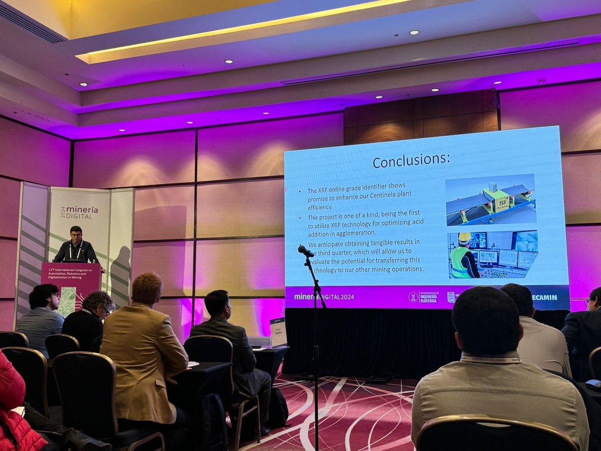 ImaEngineering's tweet image. The IMA FCA, powered by cutting-edge X-ray fluorescence technology, enables mine operations to measure Ca and Cu grades on the conveyor belt directly. This allows for instant adjustments, improving the efficiency and productivity of the hydrometallurgical plant.

#Mining #chile