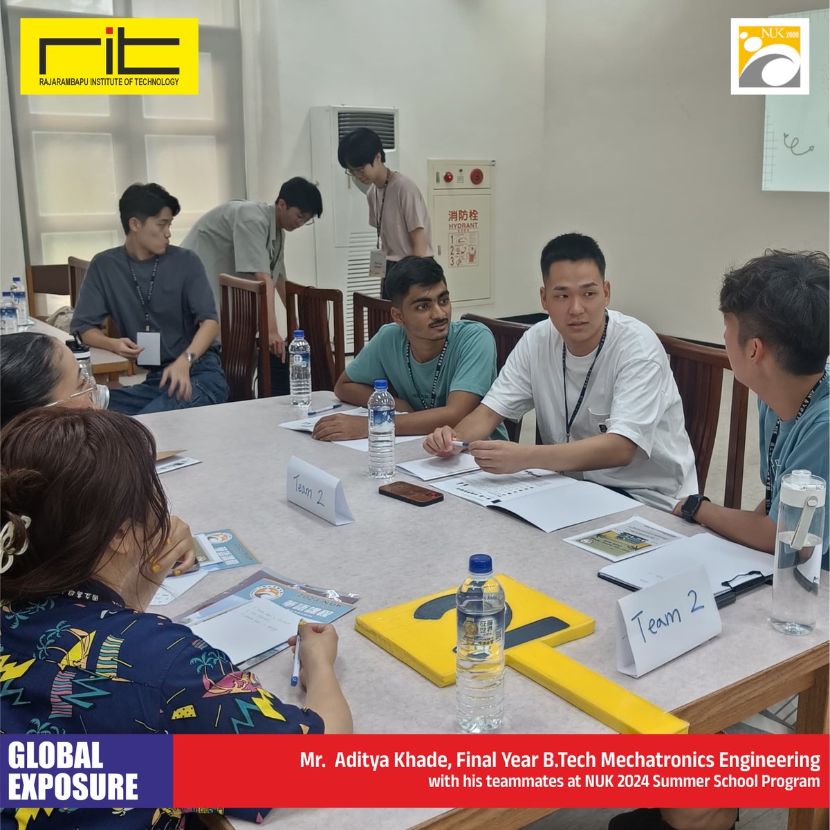 ritindia1983's tweet image. 🌏✨ Students from RIT India embarked on an incredible 10-day journey at the Summer School Camp hosted by the Office of International Affairs at National University of Kaohsiung, Taiwan! 🎓🇹🇼
#GlobalExperience #RITIndia #NUK #SummerSchool #CulturalExchange #ProudMoment
