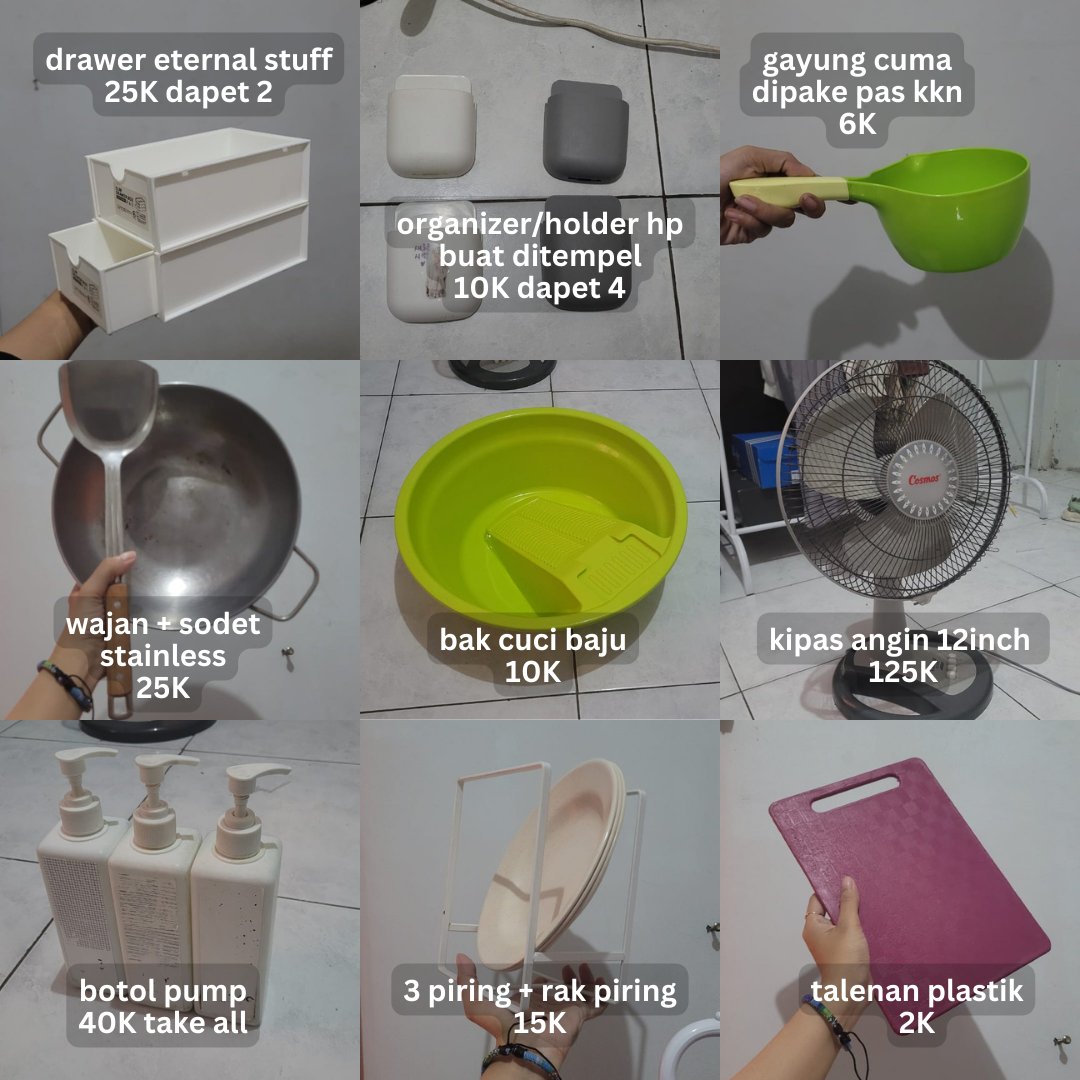 moondefinition's tweet photo. preloved edisi cabut kos yok murah meriah banget ini🤩 https://t.co/KOTvekjx14
