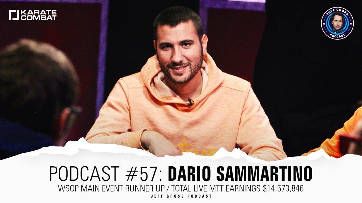 Give away $50; Follow, Like, RT, and comment with your favorite video part to enter!

NEW video w/ Dario Sammartino who won the 2024 WSOP bracelet in the event #61 2.5K Mixed Games and gives us advice on how to crush poker as well as some brilliant WSOP preparation tips.

Watch