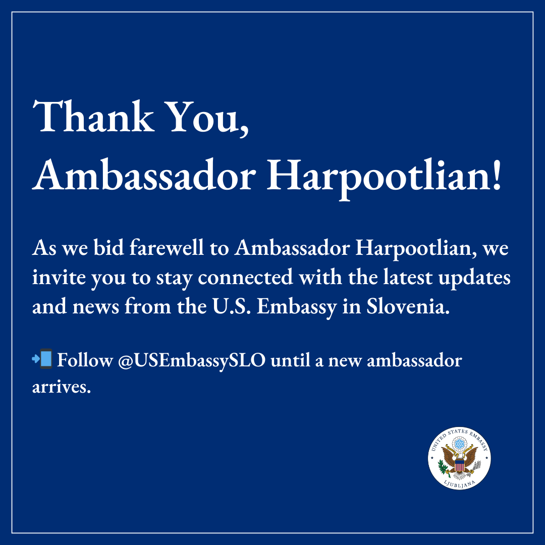 U.S. Ambassador to Slovenia (@usambslovenia) on Twitter photo 