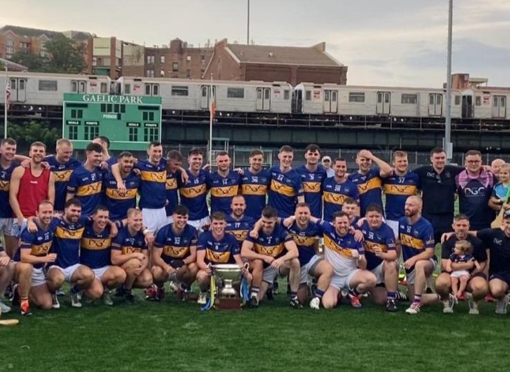 KiladanganGAA's tweet photo. Congratulations to Tom O'Meara who captained the Tipperary New York side who claimed the New York Senior Hurling title after a final victory over Westmeath New York https://t.co/XoOzt9pKl6
