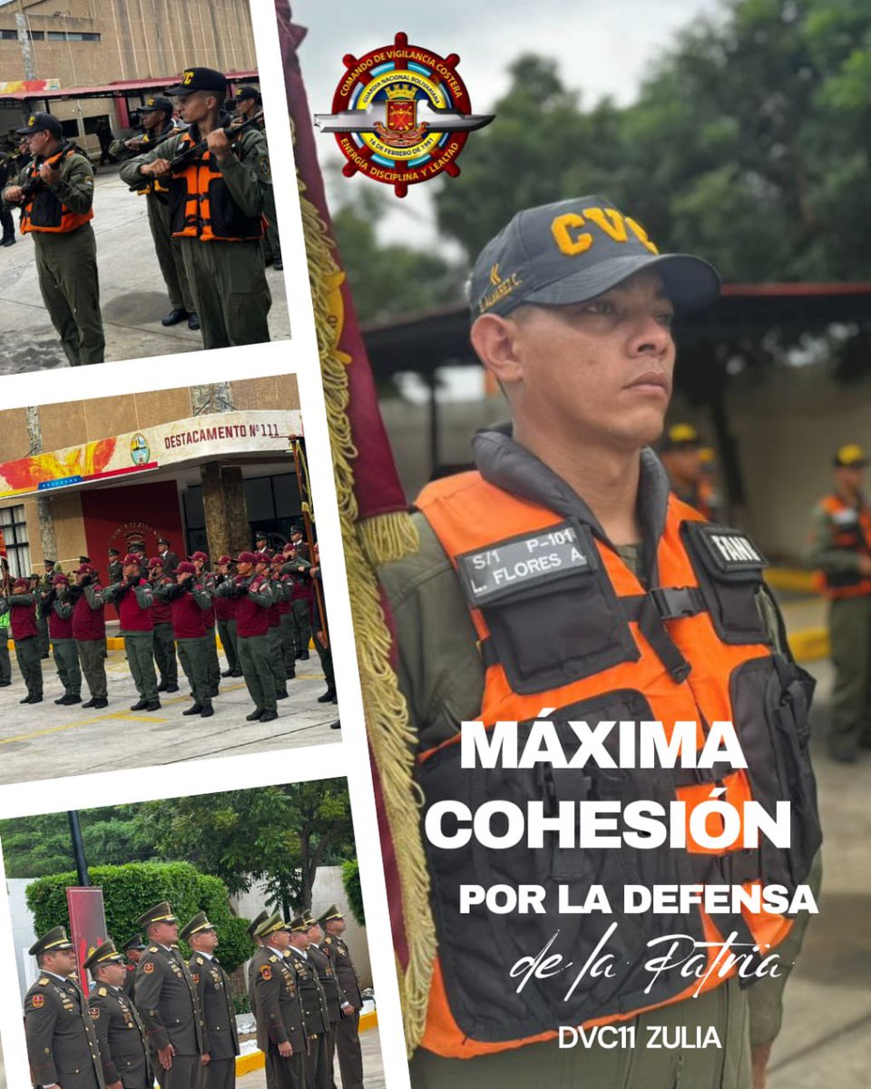 ¡BENDECIDO LUNES! 🇻🇪☀️ Con nuestras fuerzas y medios navales, los Centinelas Permanentes del Comando de Vigilancia Costera de la Guardia Nacional Bolivariana se mantienen prestos y en alerta permanente para preservar la paz y el orden Interno de la República.