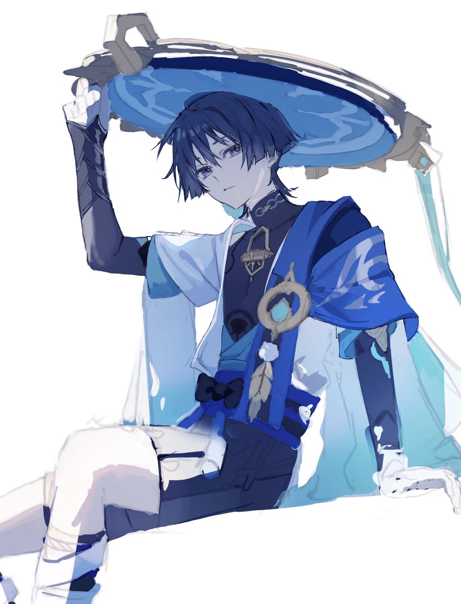 スカラマシュ(原神) ,放浪者 「」|てんノのイラスト