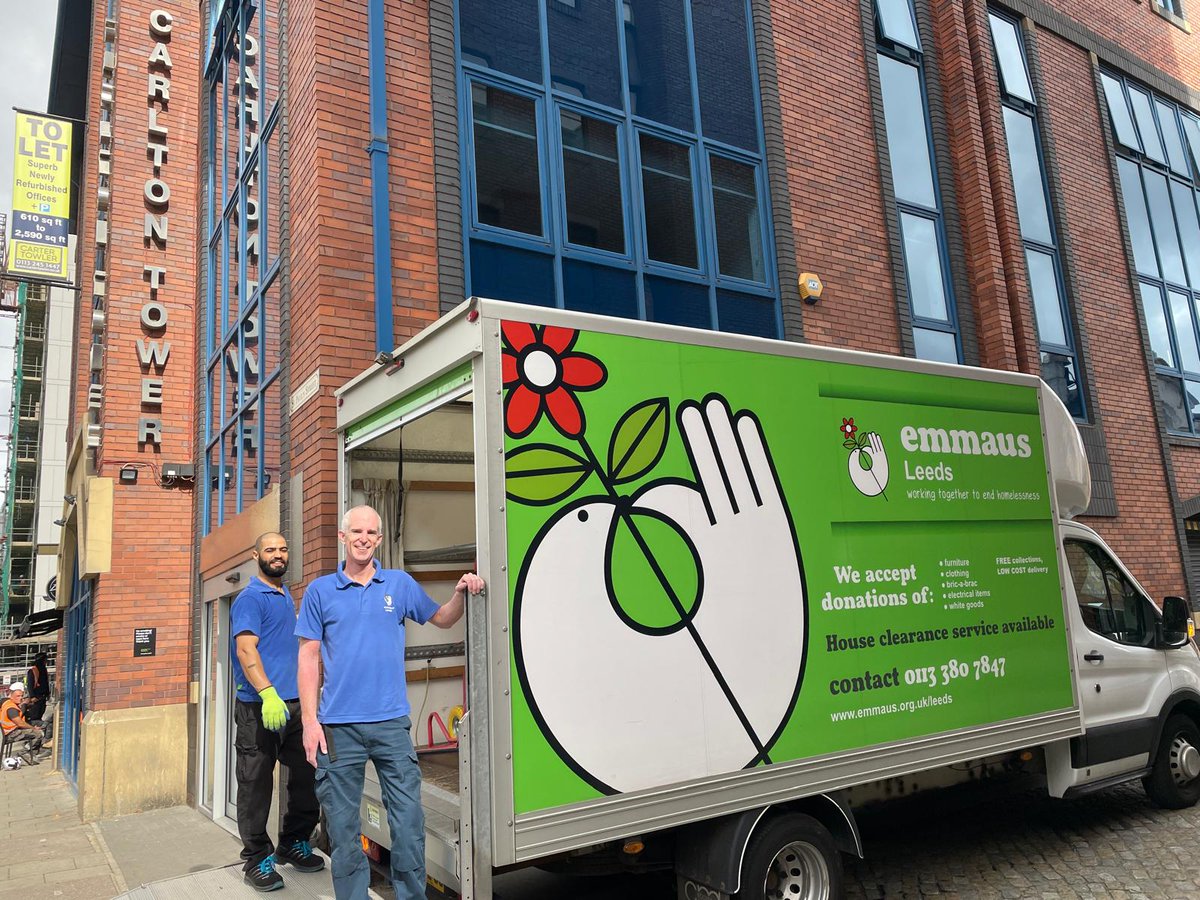 tridentbc's tweet photo. We're also happy to share that while preparing for the refurbishment, we found a way to give back to some great causes. We donated our old furniture to @EmmausLeeds and our used IT equipment to @CitizensAdvice.

We can't wait to unveil the new office in September! https://t.co/Fldu9q5kC9