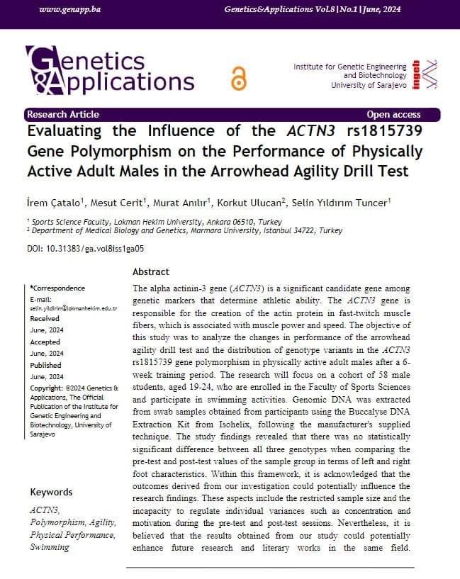 Genetics & Applications (G&A) tweet media
