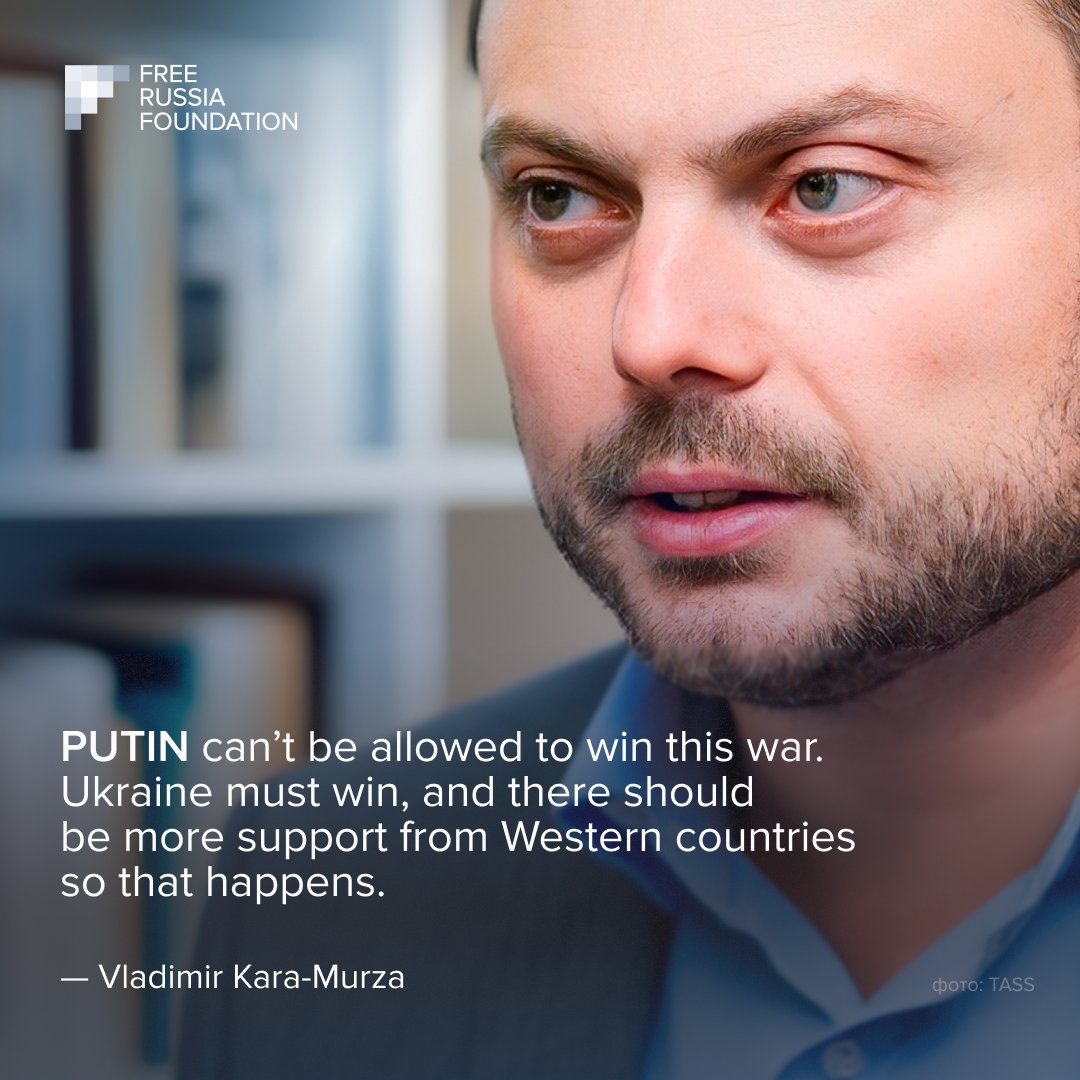 🗣Vladimir Kara-Murza in a recent BBC interview.