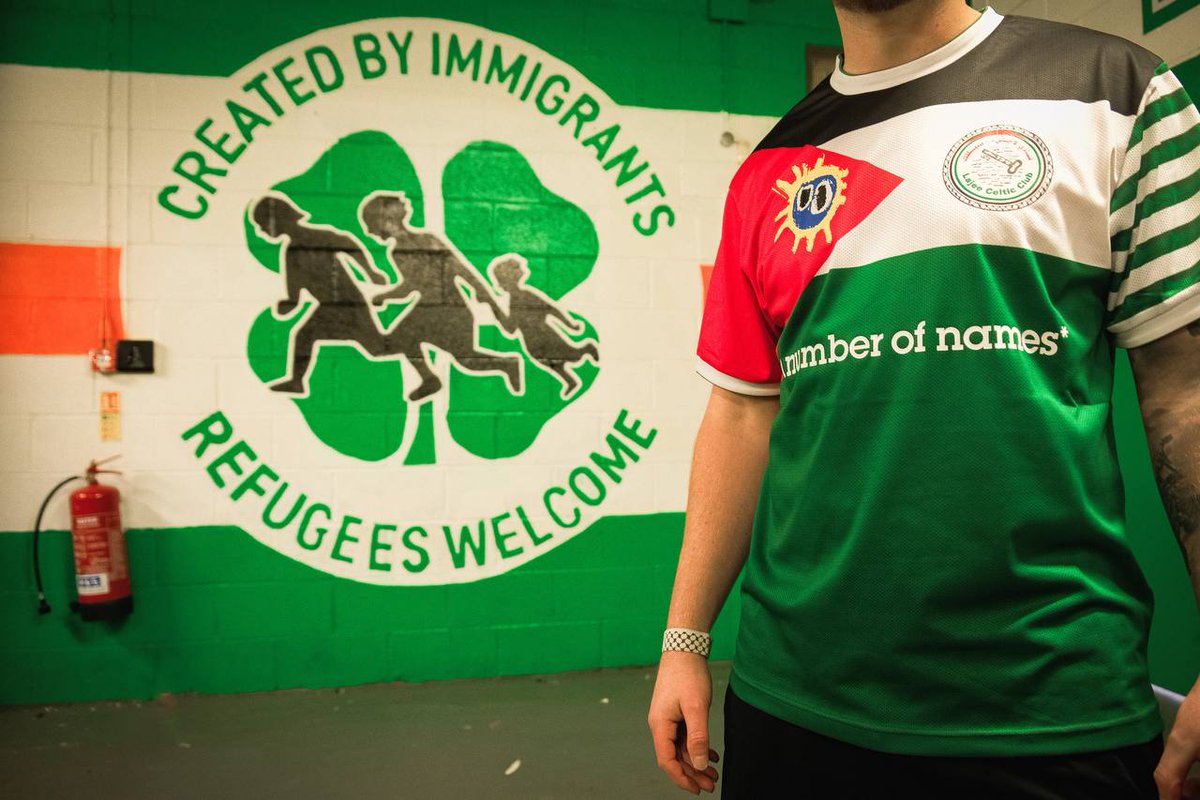 lajeeceltic's tweet photo. Refugee Celtic

'Lajee' means 'refugee' in Arabic.

Lajee Celtic was created by and for refugees, similar to @CelticFC . We are a football club born from and thriving on international solidarity.

We stand for and with all oppressed communities. https://t.co/aOBRdK6LTl