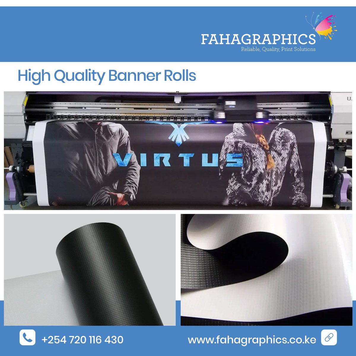 FahaGraphics's tweet image. Go big with your ideas! 🖼️ Our large format media is perfect for banners, posters, and more. High quality, durable, and vibrant—everything you need for standout prints. 
𝐂𝐚𝐥𝐥 📞: +254 720116430
𝐄𝐦𝐚𝐢𝐥 📨: info@fahagraphics.co.ke

#LargeFormatMedia #GoBig #Fahagraphics