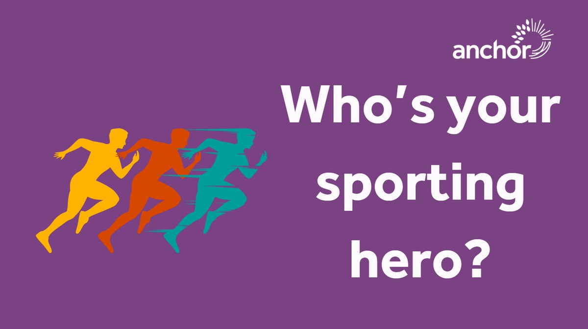 As we watch both familiar faces and newcomers take to the Olympic stage, we've found ourselves reflecting on our own sporting pasts 🤔💭

Past or present, who is your sporting hero? Let us know using the #AnchorGames