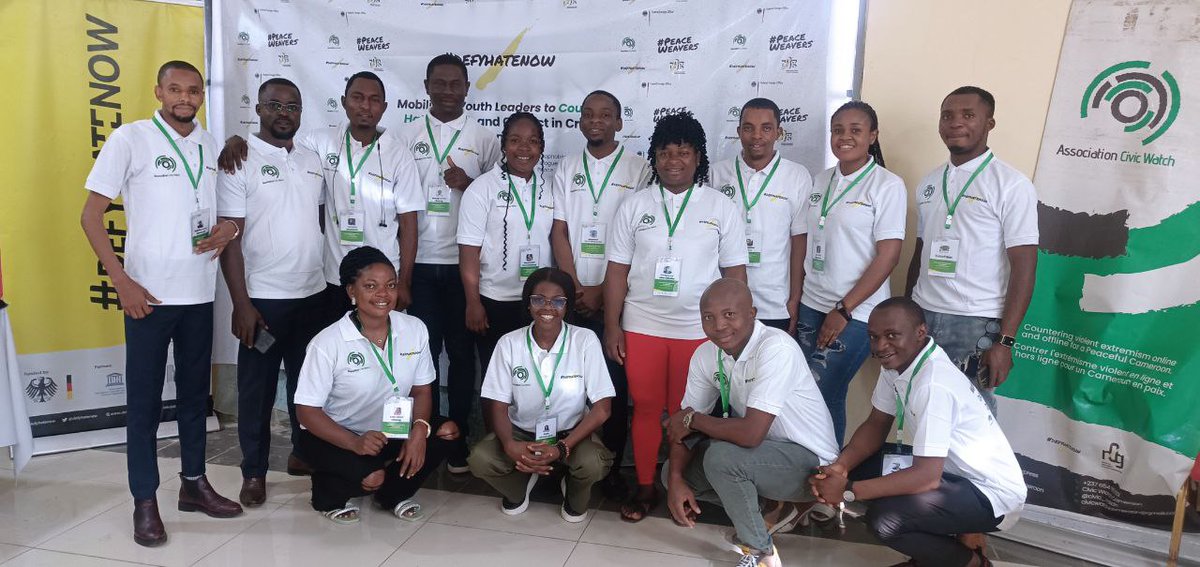 #HappyNewWeek
Our #PeaceWavers started their training in Bamenda from Aug 1-3.

These youths learned about #HateSpeech, conflict dynamics, gender inclusivity, &amp; youth leadership.

Big thanks to our experts for empowering them! Together, we can fight hate &amp; build peace.