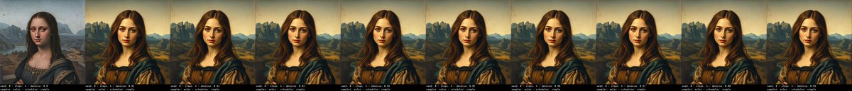 flux denoise test, there's certainly something happening at 0.8 https://t.co/3VZ0ck3gZg