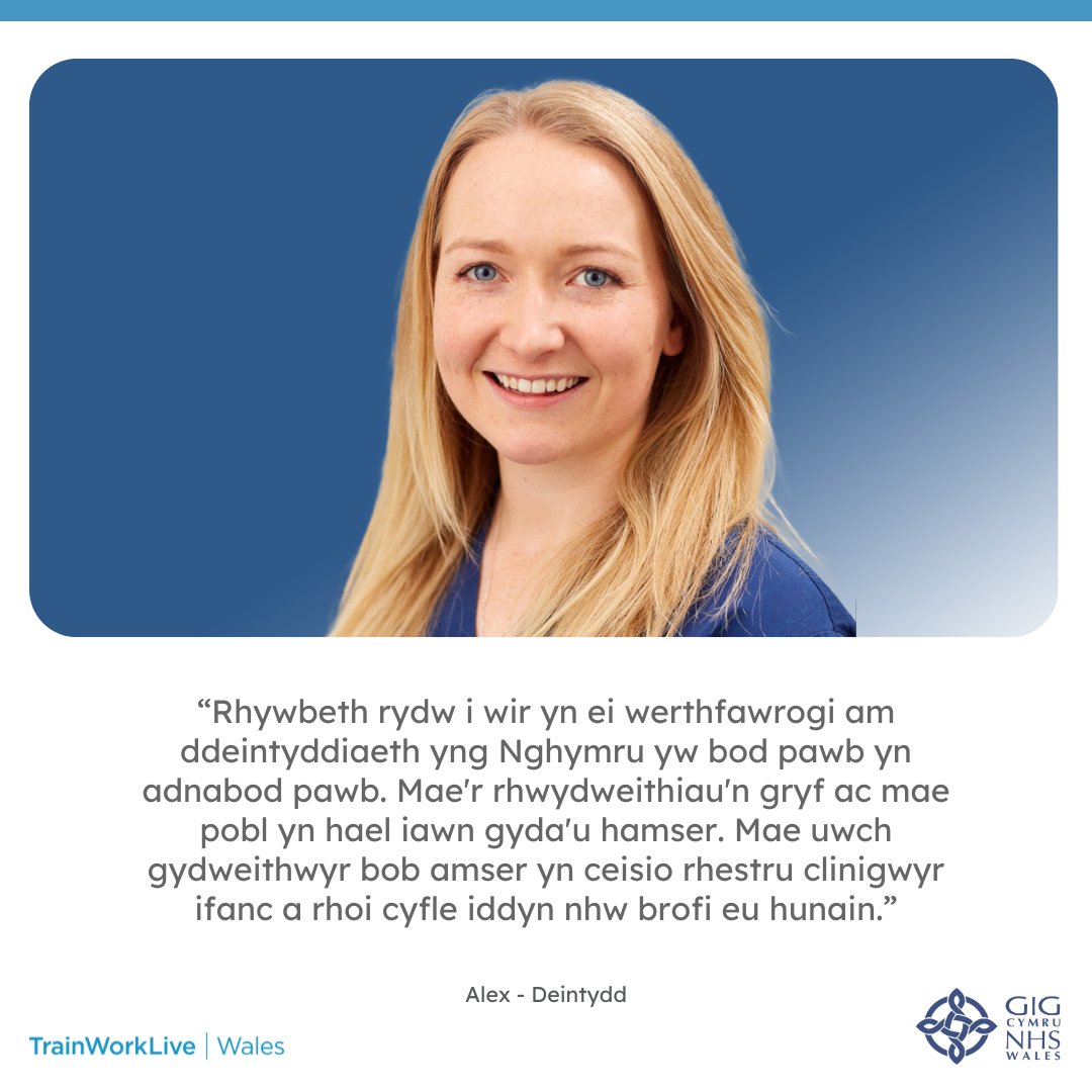 NHS Wales Careers (@nhswalescareers) on Twitter photo Darllenwch fwy am stori Alex yma:
trainworklive.wales/cy/straeon-byw…
<a href="/The_BDJ/">BDJ Portfolio</a>
<a href="/DentalNJournal/">Dental Nursing</a>
<a href="/TheBDA/">BDA</a>
<a href="/GDC_UK/">GDC</a>
#GyrfaoeddDeintyddol #HyfforddiGweithioByw Darllenwch fwy am stori Alex yma:
trainworklive.wales/cy/straeon-byw…
<a href="/The_BDJ/">BDJ Portfolio</a>
<a href="/DentalNJournal/">Dental Nursing</a>
<a href="/TheBDA/">BDA</a>
<a href="/GDC_UK/">GDC</a>
#GyrfaoeddDeintyddol #HyfforddiGweithioByw