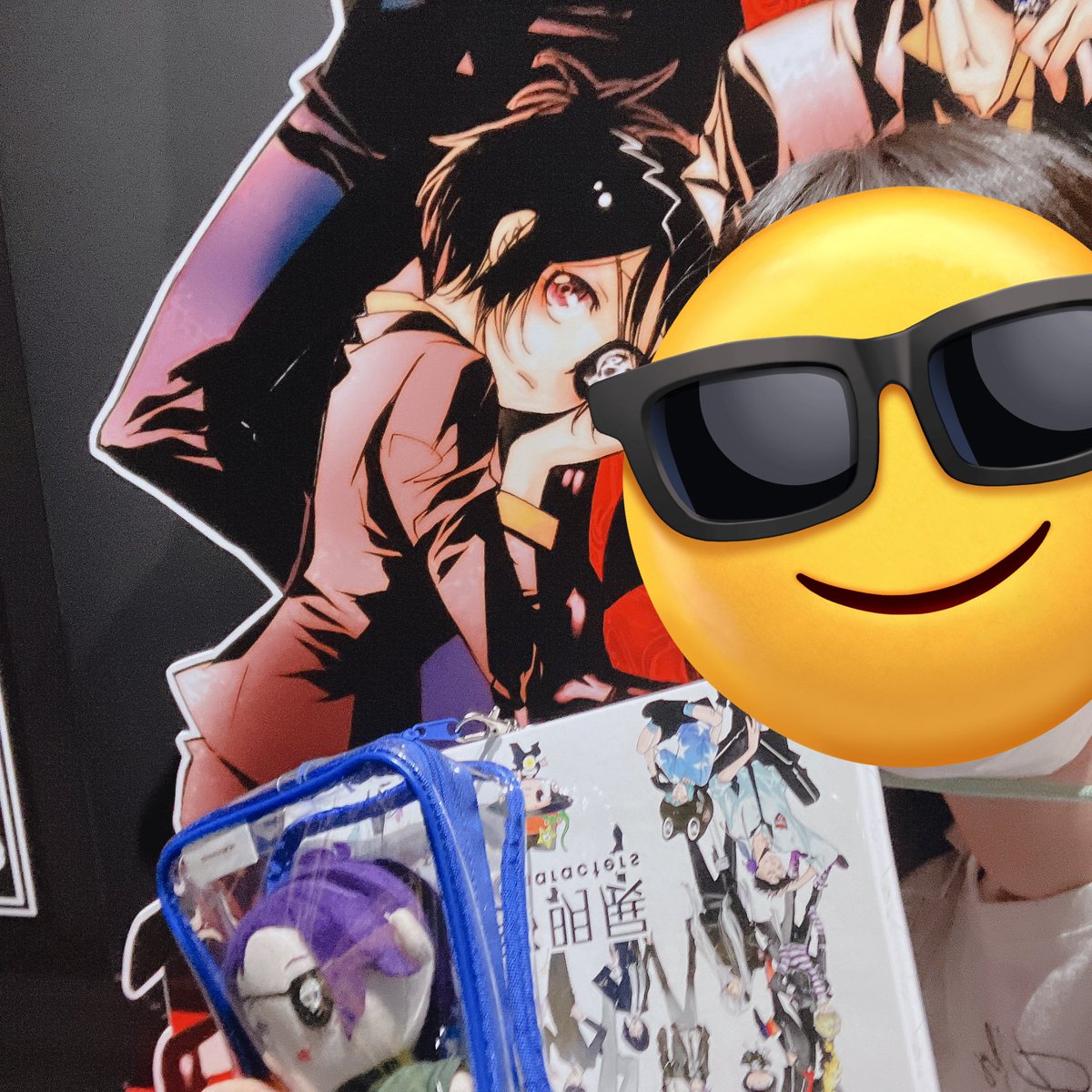 lore_candy8's tweet image. うちも展の写真載せちゃお〜！

⚠️2枚目自撮り注意！必死すぎてグッズひっくり返ってる🤗